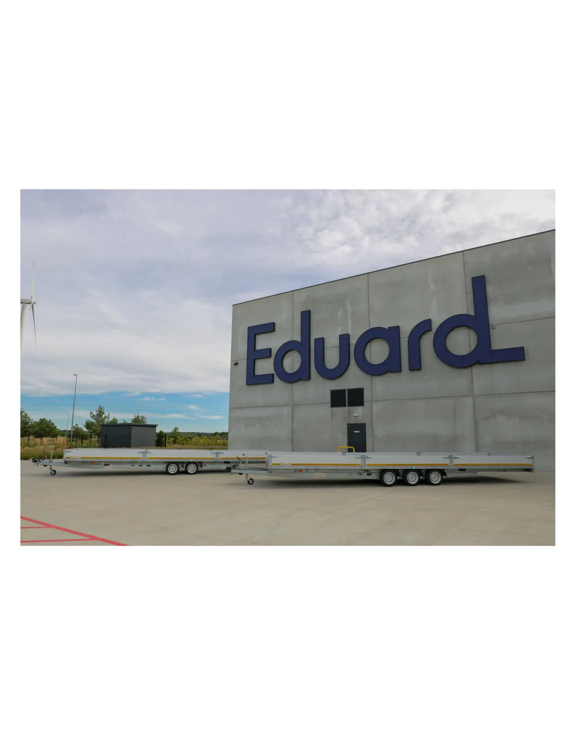 8 m en 8,5 m aanhangwagens